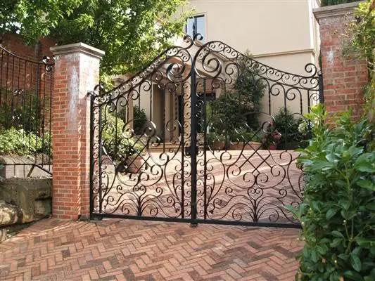 automatic electric metal gate