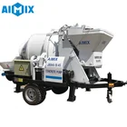 mini bobcat foam concrete mixer and pump truck for sale