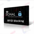 2018 New Product Anti Skimming RFID Credit Guard Card Blocker Credit Card Protector 13.56Mhz