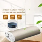 Wireless wired control automatic motorized electric curtain motor with curtain track/wifi curtain motor