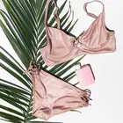 ladies swimwear woman swimwear custom shiny bikini beachwear