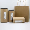 Professional supplier high level paper cardboard round gift paper box packaging for tea leaf