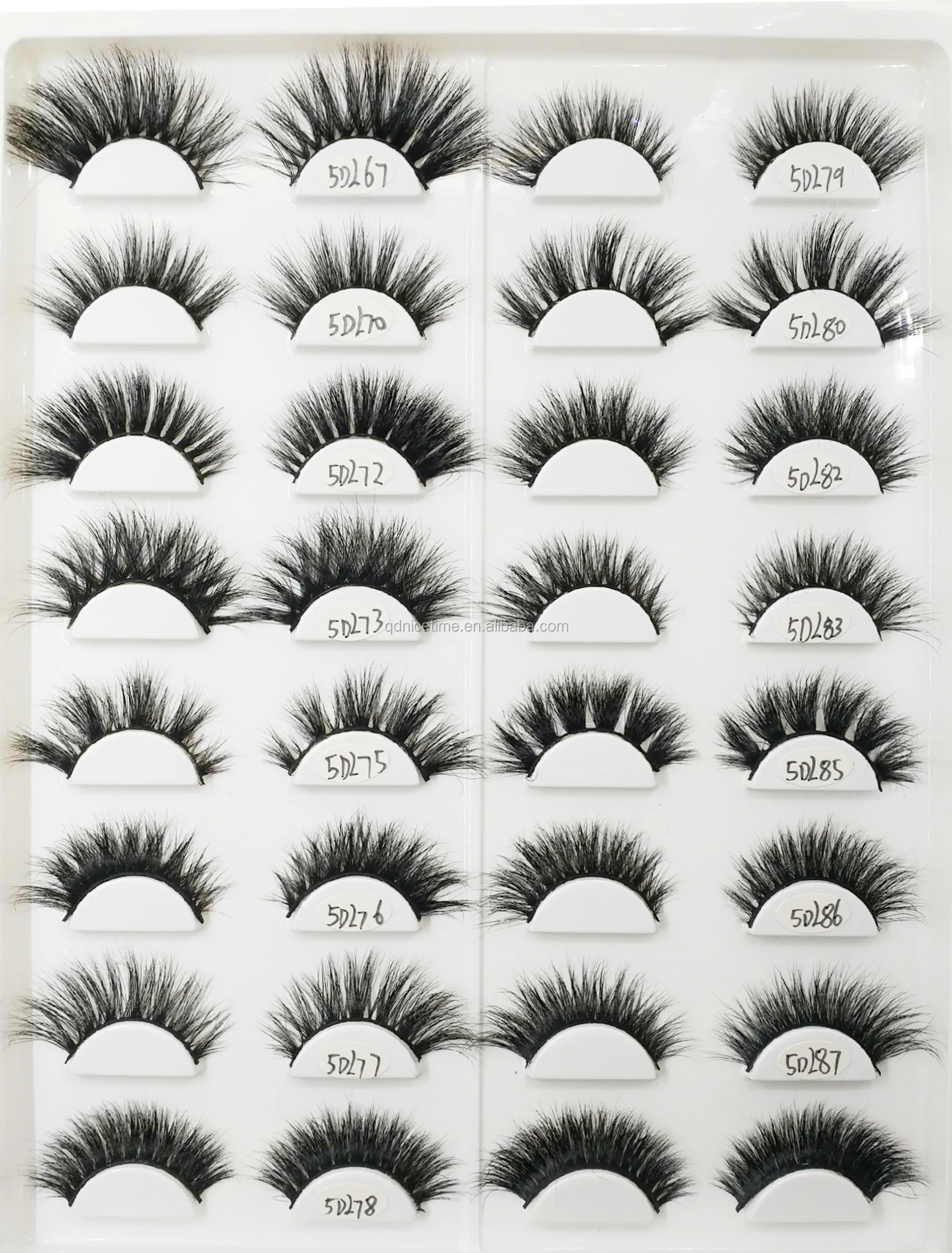 6D false lashes custom private label packaging box vendor wholesale strip silk hair extension eyelash 3D real mink fur eyelashes