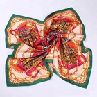 Royal Style 100% Twill Handmade Silk Scarf With Digital Printed
