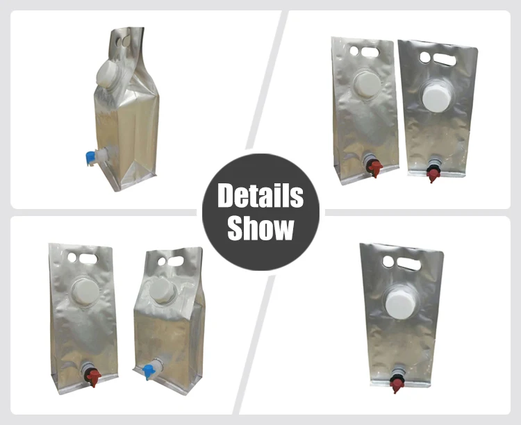 water dispenser laminated aluminum bib bag in box wine dispense