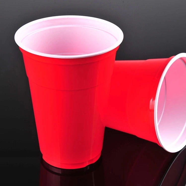 Reusable Disposable Plastic Red Cups,Disposable Plastic Red Cups