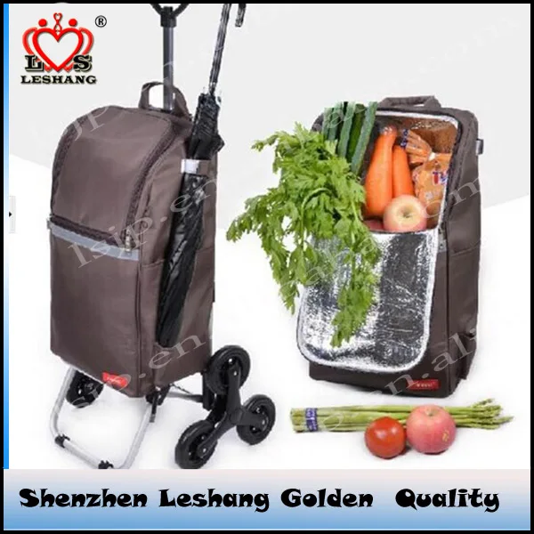 Foldable Shopping Trolley /vegetable Shopping Trolley Bag For Festival