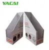 Easy assembly paper counter display case retail tools table top display
