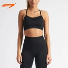 Wholesale Custom Blank Sports Sexy Bra Gym Fitness Women Seamless Yoga Legging Sets