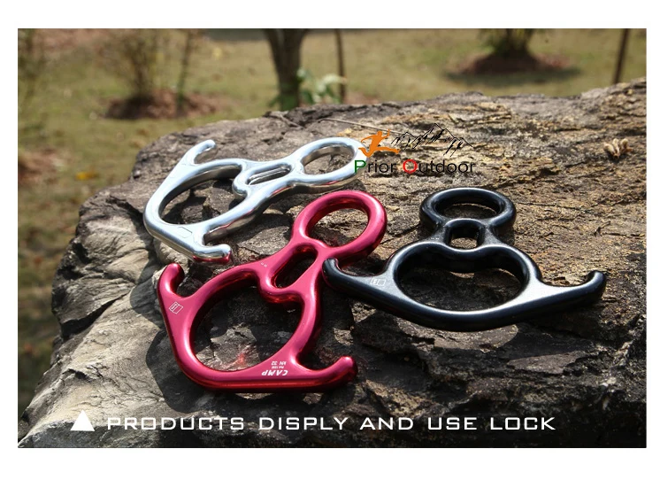 Drop Device Climbing Products EAR Figure Eight fall arrester 32KN Climbing Figure 8 Descender