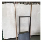 Stair step stone design for crema marfil beige marble