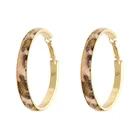 14k gold plated brass huggie baby girls channel earrings women jewelry