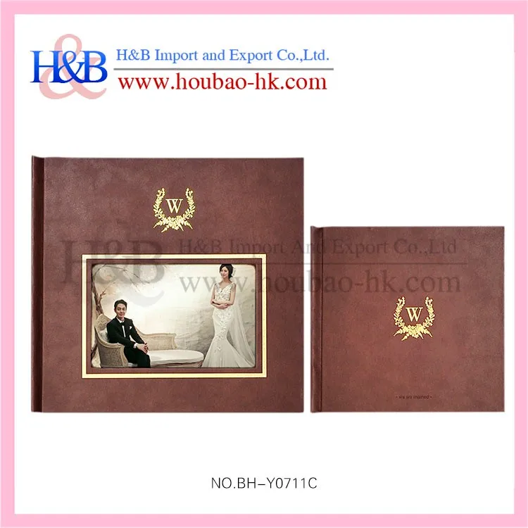 factory price pvc custom printed wedding photo album