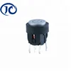 JC-L03-R long travel Tactile Switch Power LED 6 Pin Illuminated Tact Switch