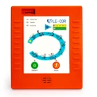portable biphasic cardiac defibrillator for emergency use