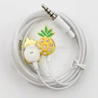 URIZONS Wired Earphones with microphone Multicolor Flower Stereo music Metal earphone for iphone Android Computer