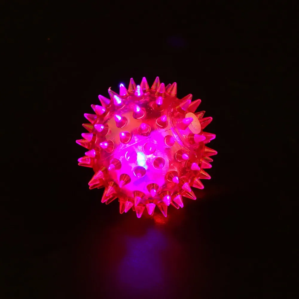 3pcs Dog Puppy Cat Pet Hedgehog Ball Rubber Bell Sound Ball Fun Playing Toy Hot Worldwide