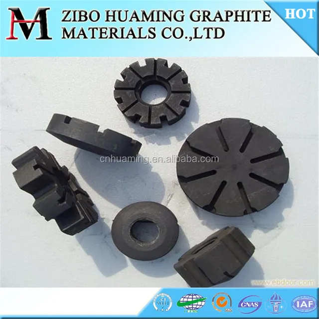 customized degassing graphite rotor and shaft for purifying