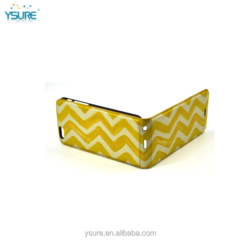 Ripple Pattern Genuine Leather Flip Phone Case For Nokia Lumia 1030 With Plaid Pattern Lining
