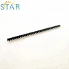 1.27mm pitch single row straight pin header strip connector