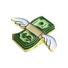 Direct Sell Metal Custom Lapel Pins No Minimum Badges Soft Enamel Color Filled With Butterfly Clutch