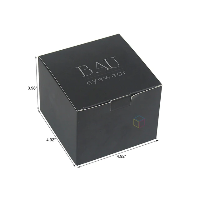 art paper sugar gift box matte packaging 4x4x4 boxes