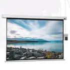 motorized projection screen with remote control