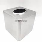 Hot selling tissue cover hotel tissue box stainless steel hospitality box high end box