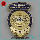 Wholesale cheap custom 3D Lions Crowns Wings logo car emblem badge