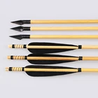 Ramin/cedar/pine wood arrow shaft custom different tips wholesale arrows