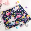 sublimation customize digital printing unicorn Minky fabric for baby blanket