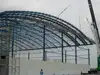 prefabricated space frame arched roof construction