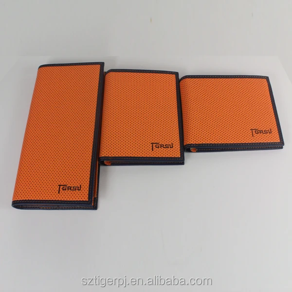 checkbook change card coin bag orange women purse ladies handbag