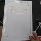 Paper Material Feature luxurious wedding invitation card