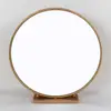 Antique Brass Gold Design Metal Iron Frame Round Wall Mirror Art