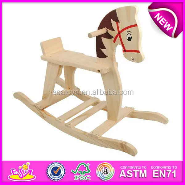 2015 New Cute Wooden Horse For Kids,Popular Play Wooden Horse Toy For