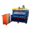 New Roof Use Double Layer Corrugated Trapezoidal Profile Steel Roofing Sheet roll forming machine
