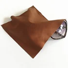 Custom embossed glasses cleaning cloth eye glass double sided cloth