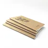 Custom Printed Thread Bound Eco Friendly Notepad Kraft Paper Notebook