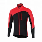 Custom Windproof Waterproof Thermal Bicycle Jacket Winter Warm Up Bicycle Clothing Cycling Jacket