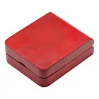 Luxury Ring Gift Case Packaging Red Lacquer Wooden Box For Watches