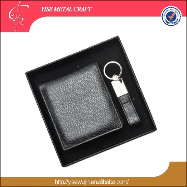 business corporate gift sets wallet keychain set best gift for