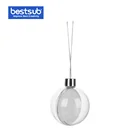 Star Sublimation Christmas Star Hanging Plastic Ball Ornament 8.5cm SDB02
