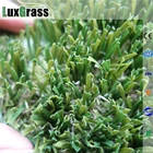 3D W shape Hard fiber dark yellow green PU backing artificial synthetic grass turf grama