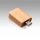 Book Shape Wooden USB Flash Drive Promotional Gifts Custom Logo USB Flash Drive
