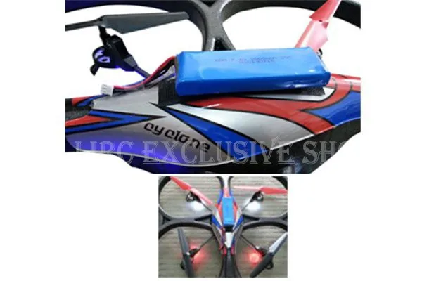 2pcs Lithium Battery Spare Parts Upgraded Battery 7.4V 2800mAh Battery for WL Toys V262 V323 V333 V666 Large Quadcopter Drone