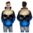 Wholesale 2019 new fashion mens plus size loose hoodie 3D full sublimation print windproof hoodie for young men