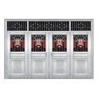 Popular New Design Anti-theft Stainless Steel Security Four Open Gate Doors.