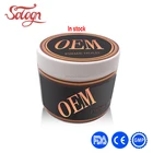 Plastic jar Customized with strong hold hair gel Water based Hair edge control Pomade Wax For Men