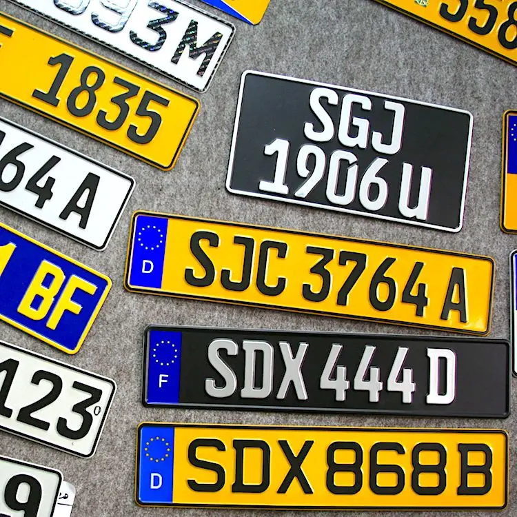 Rechercher les fabricants des Anti Radar Sticker Car Number